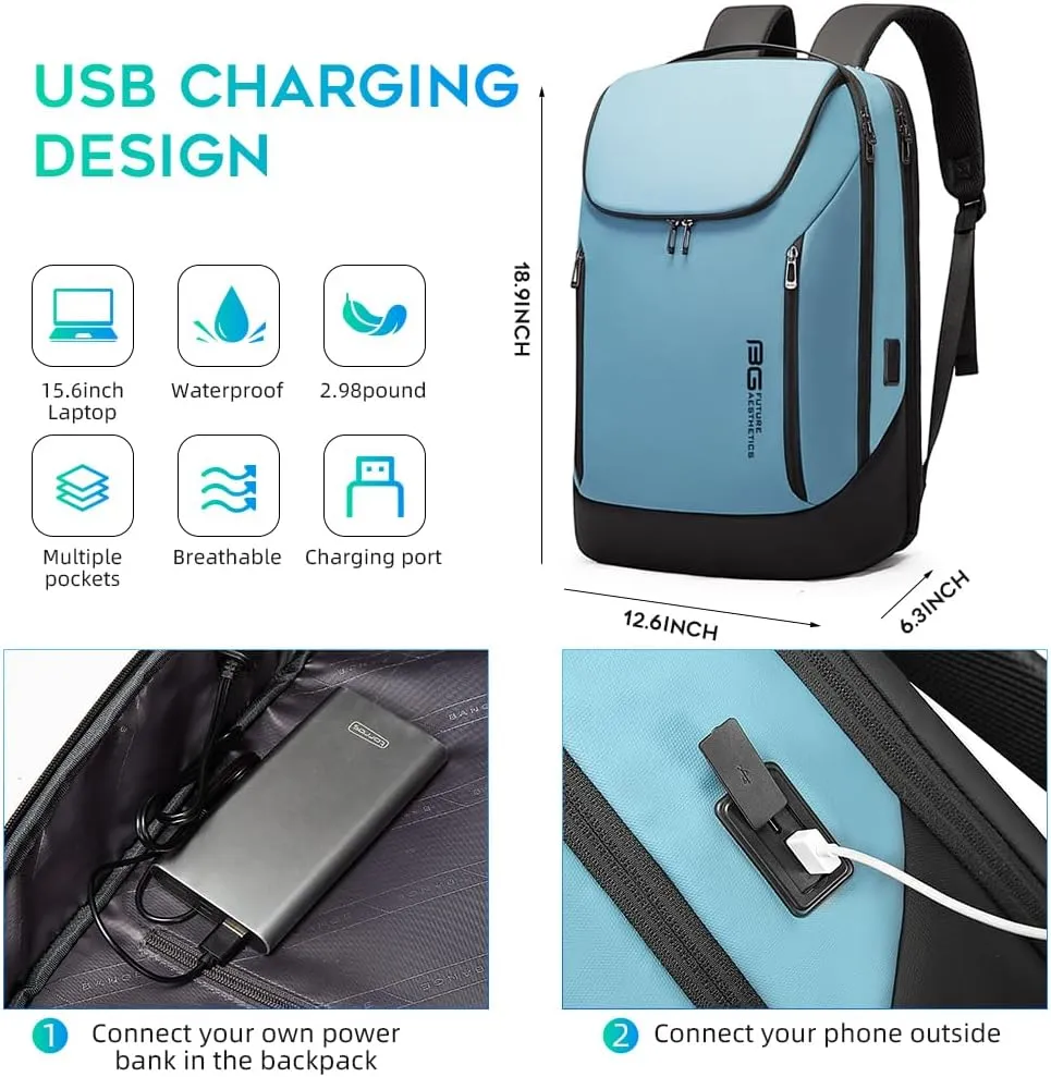 BANGE Anti Theft Sling Bag,Men's Shoulder bags with Lock
