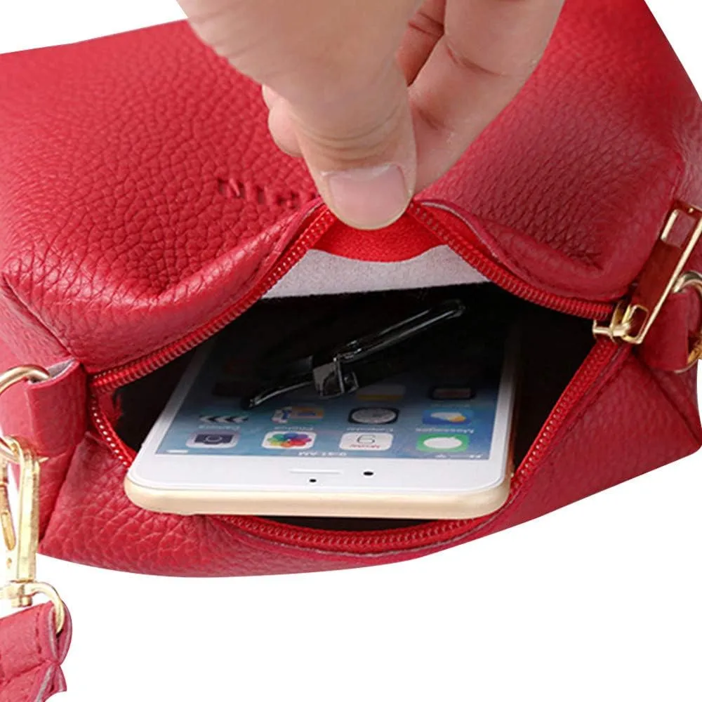 Beach Tote Bag 4 Packet Solid Color Leather Handbags Shoulder Bags Crossbody Hobo Bags Card Purse Work Travel Essential L