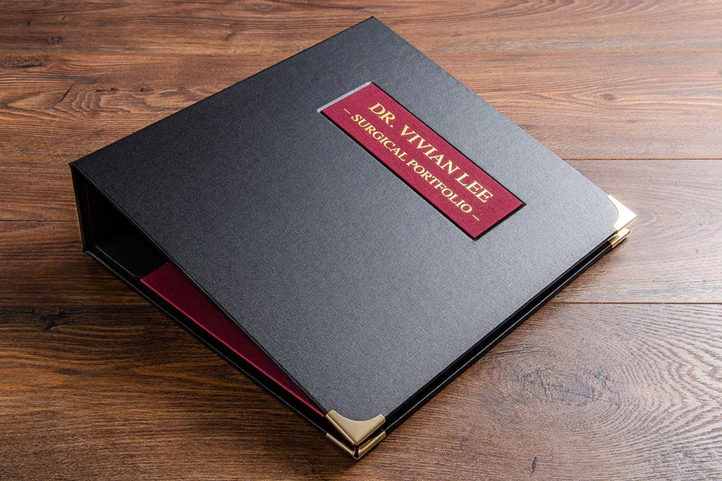 Bespoke Personalised A4 Medical Portfolio (Lever Arch Mechanism)