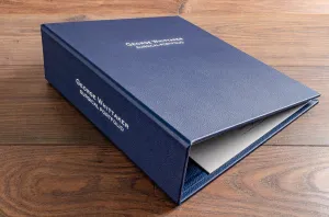 Bespoke Personalised A4 Medical Portfolio (Lever Arch Mechanism)