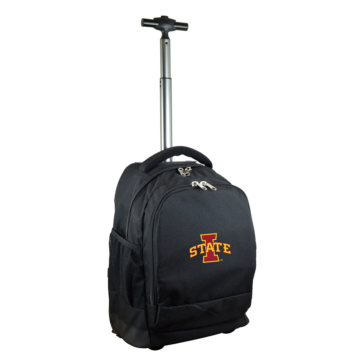 Black Iowa State Cyclones 19'' Premium Wheeled Backpack