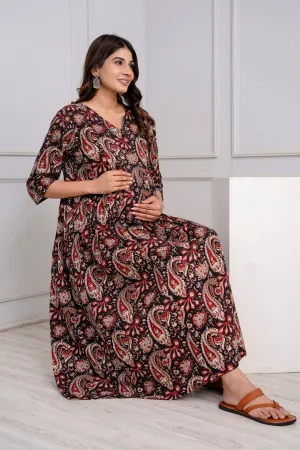 Black Maternity Dress For Women