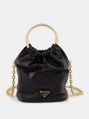 Black Nappa Leather Mini Bag