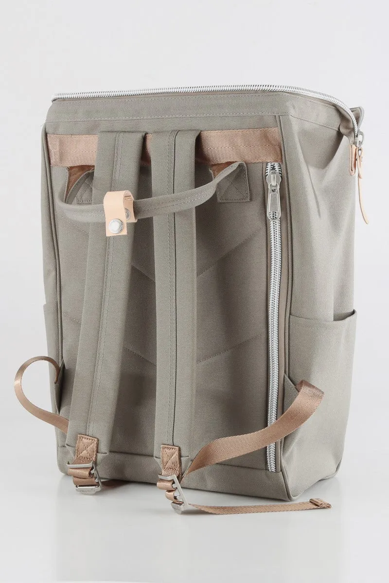 Blue Zone Planet |  Himawari Waterproof Design Arcuate Shoulder Strap Backpack Bag with Handles