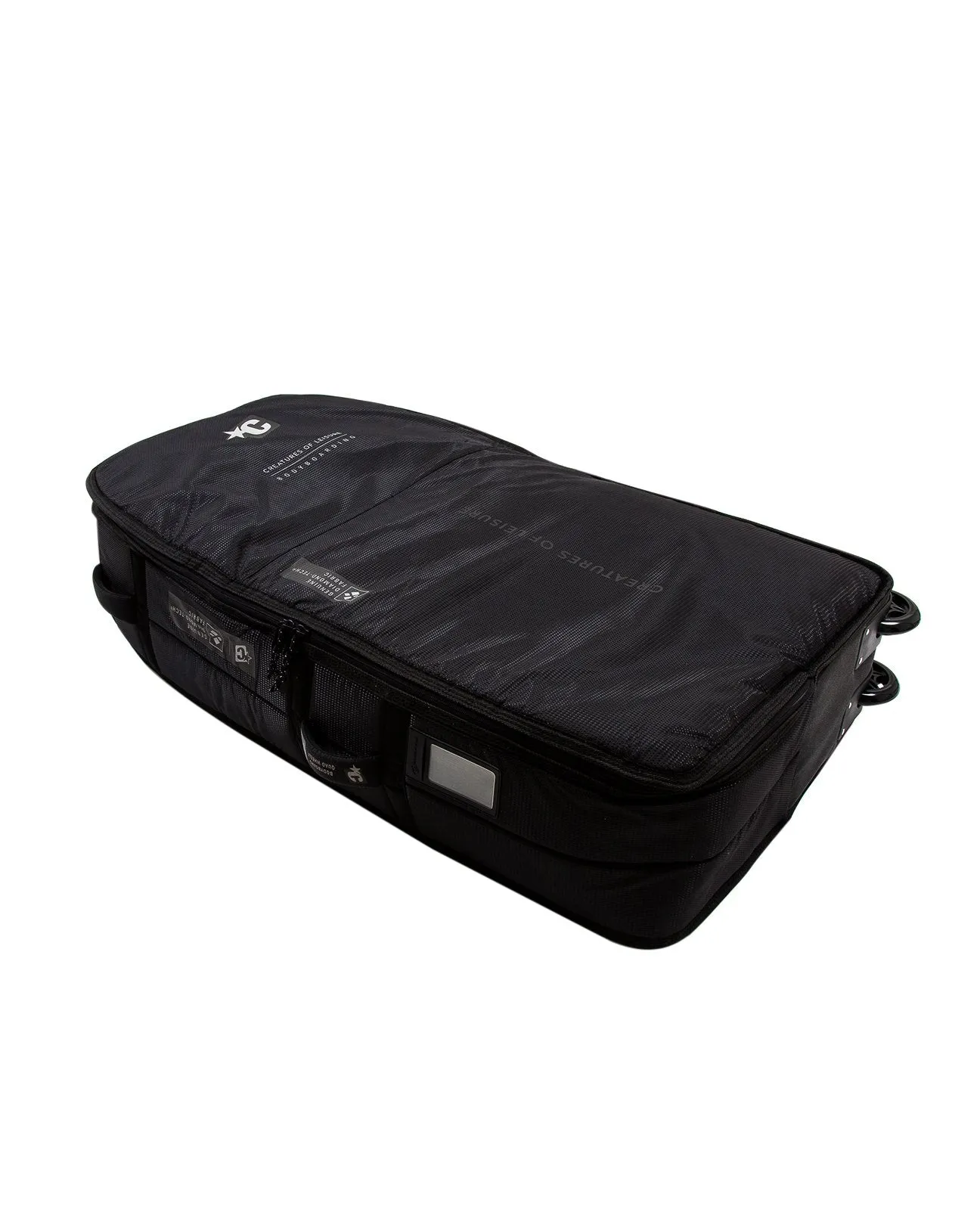 BODYBOARD QUAD WHEELY : BLACK SILVER