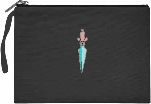 Bonateks Women's TRFCB101850 Women's Clutches, Black, black