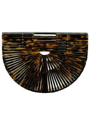 Brown Acrylic Ark Small Bag