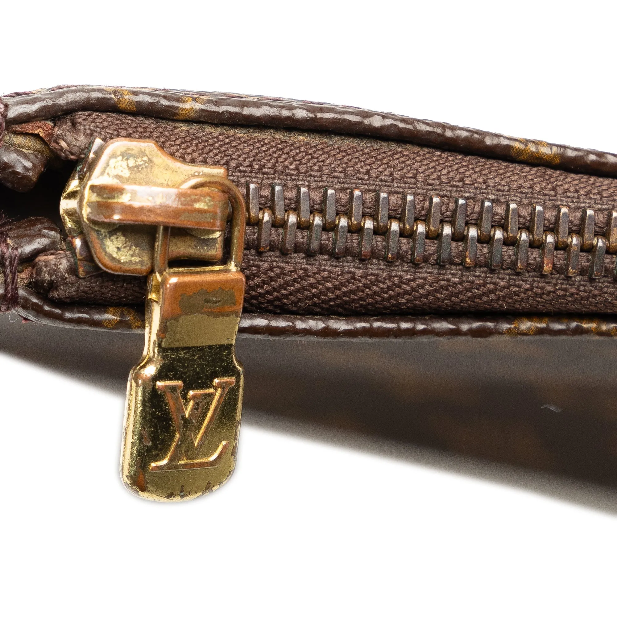 Brown Louis Vuitton Monogram Poche Documents Portfolio Business Bag