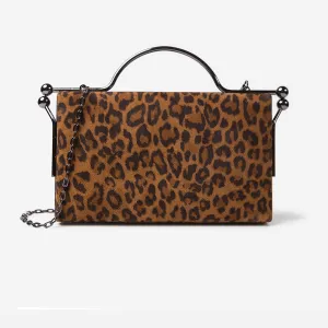 Buckled Glossy Clutch Gerald Bags