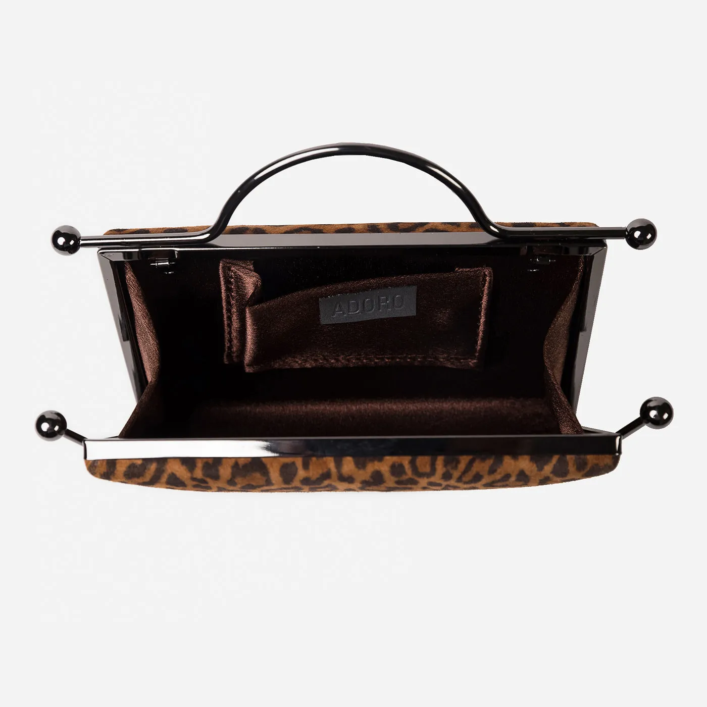 Buckled Glossy Clutch Gerald Bags