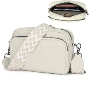 Bum Bag Women's Belt Bag Women's Chest Bag Women's Crossbody Bag Women's Leather Shoulder Bag Women, White (white 1), 206 15 cm, Contemporary