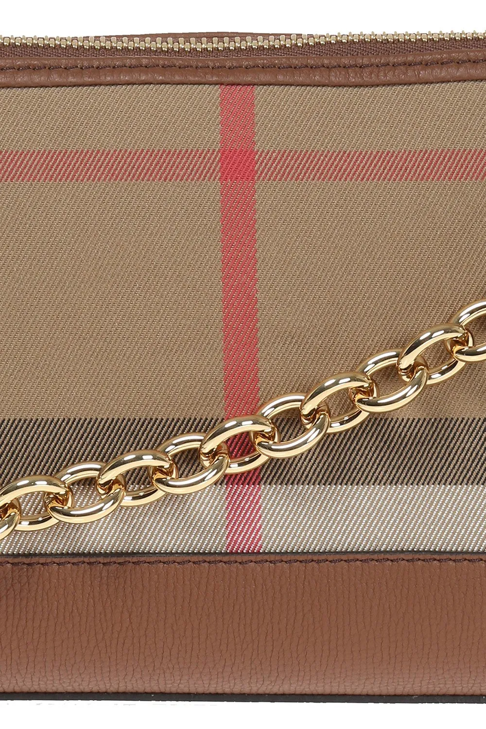 BURBERRY ABINGDON DERBY HOUSE CHECK LEATHER CROSSBODY