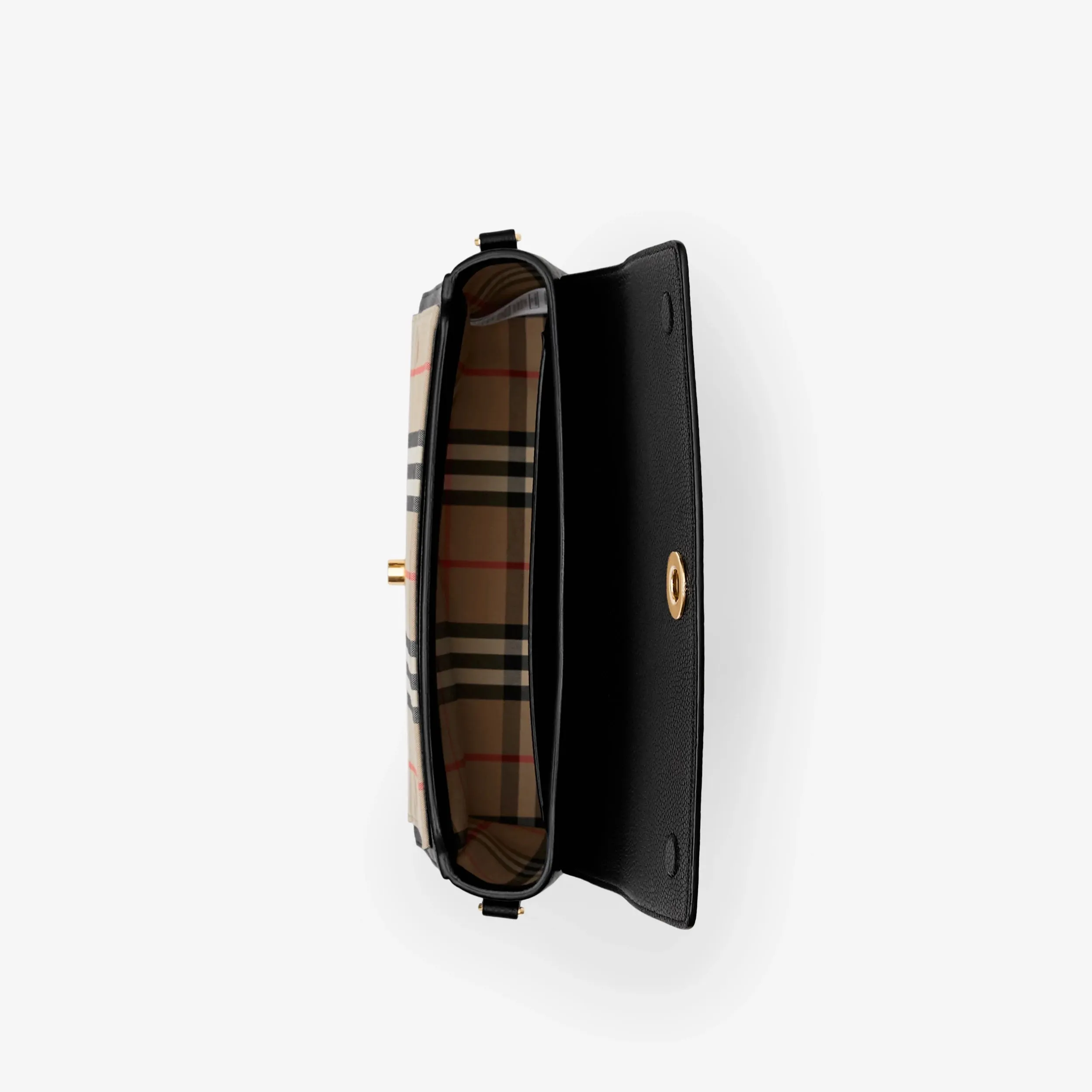 BURBERRY NOTE LEATHER SHOULDER BAG