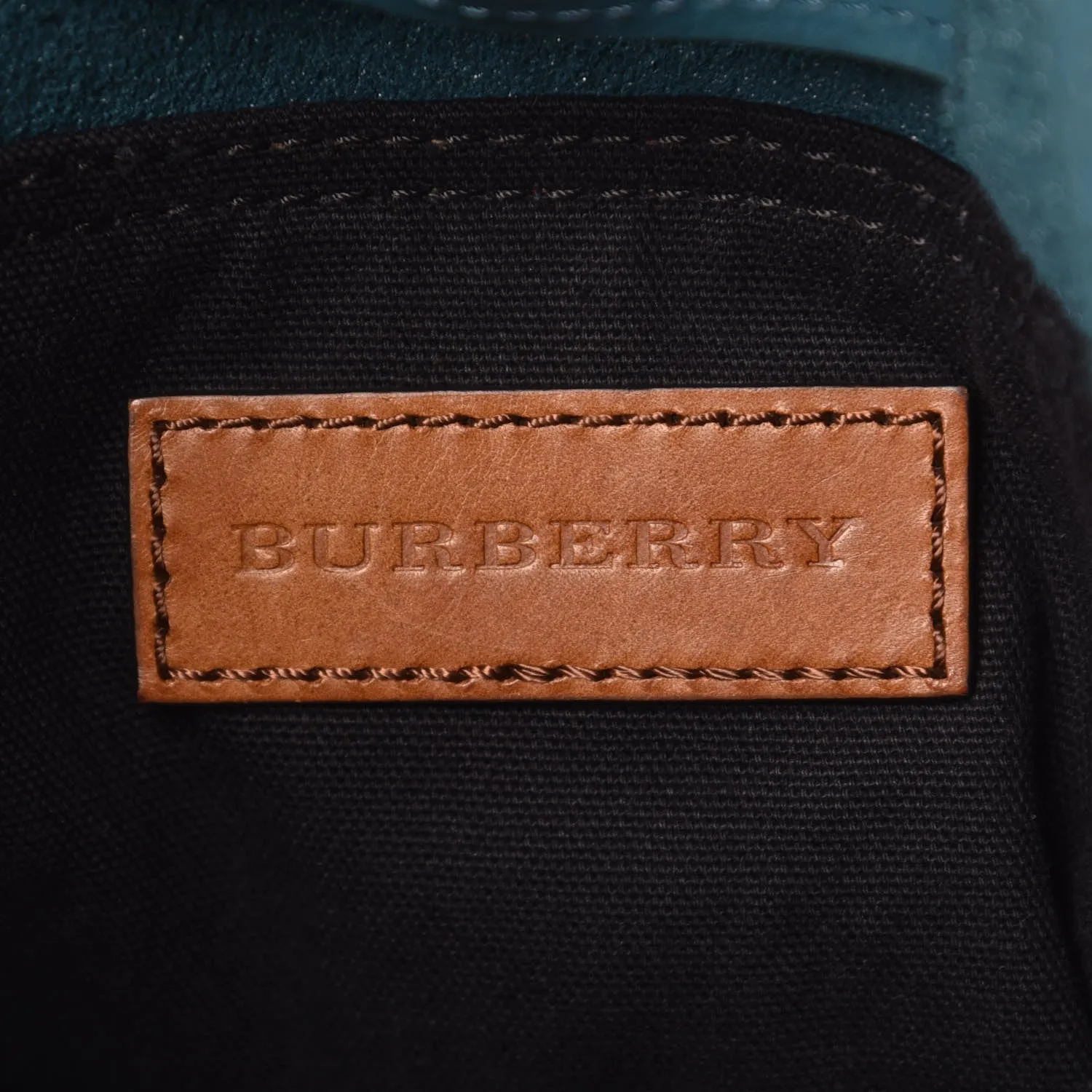 BURBERRY SMALL SUEDE FRINGE BELGROVE BUCKET BAG