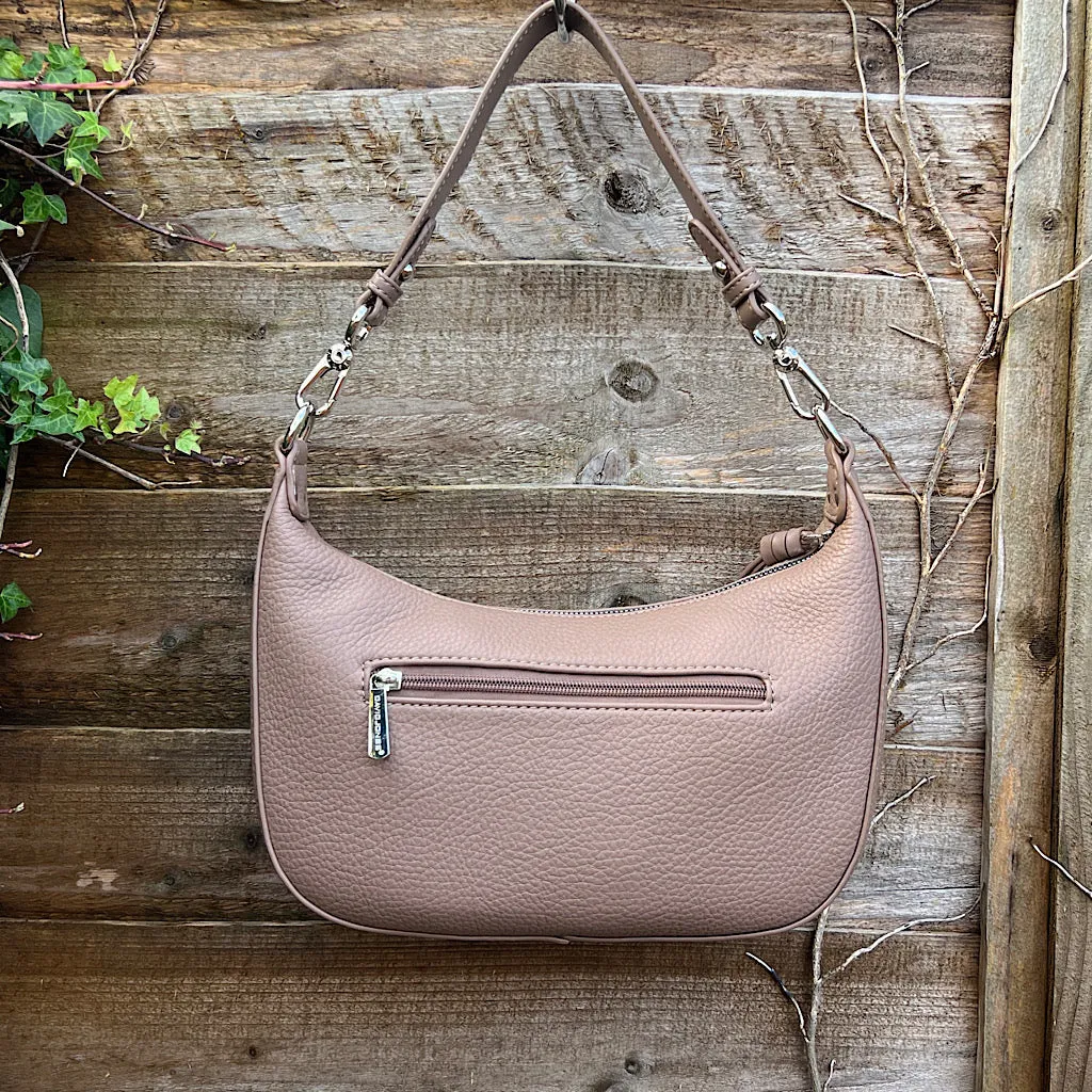 Camel Mini 'Matilda' Scoop Shoulder/Crossbody Bag