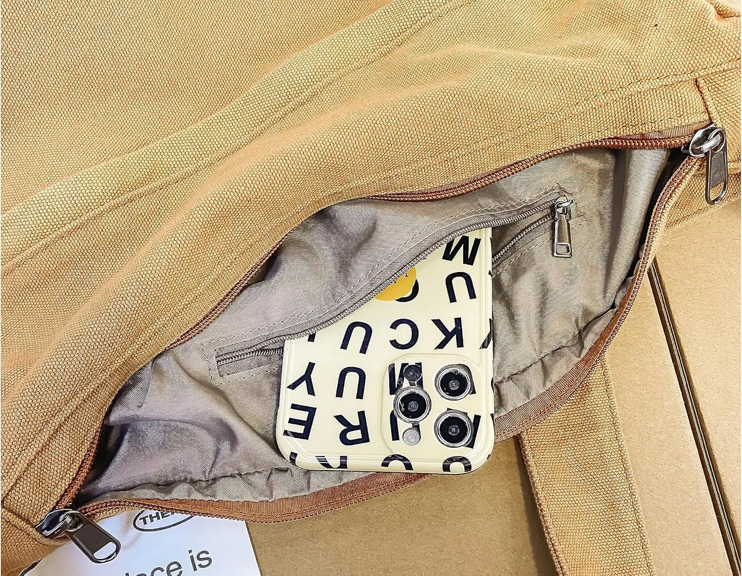 Canvas Casual Messenger Bag Hobo Crossbody Bag Canvas Shouder Tote Handbag for Women and Men