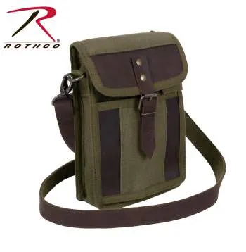 Canvas / Leather Portfolio Bag