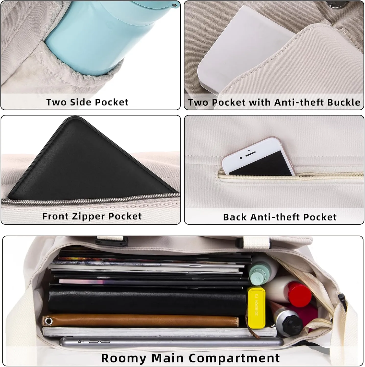 Canvas Messenger Bag for Men Women,Crossbody Shoulder Bag Travel Messenger Canvas Shoulder Work Daily Vintage