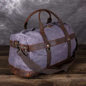 Canvas Travel Bag Waxed Canvas Duffle Bag Men Weekender Bags Gym Bags