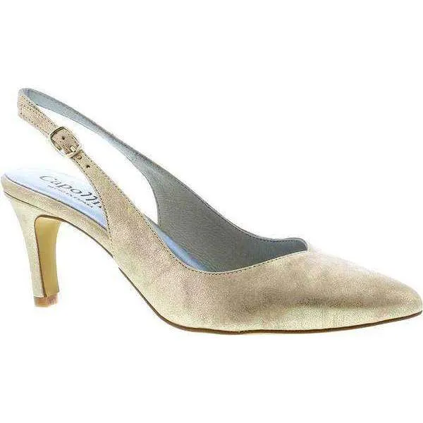 Capollini Catherine Gold Clutch