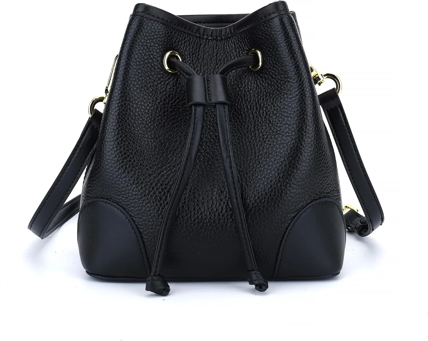 Carlheim Classis Genuine Leather Women's Shoulder Bags, Black, black