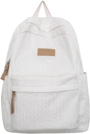 Carry on Backpack Hiking Backpack Leather Purses for Women Antitheft Rucksack Shoulder Bag Medium