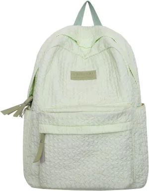 Carry On Backpack School Bag Simple Breathable Texture Pattern Waterproofing Lightweight Backpack New Durable