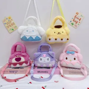 Cartoon Anime Plush Shoulder Bag KI605