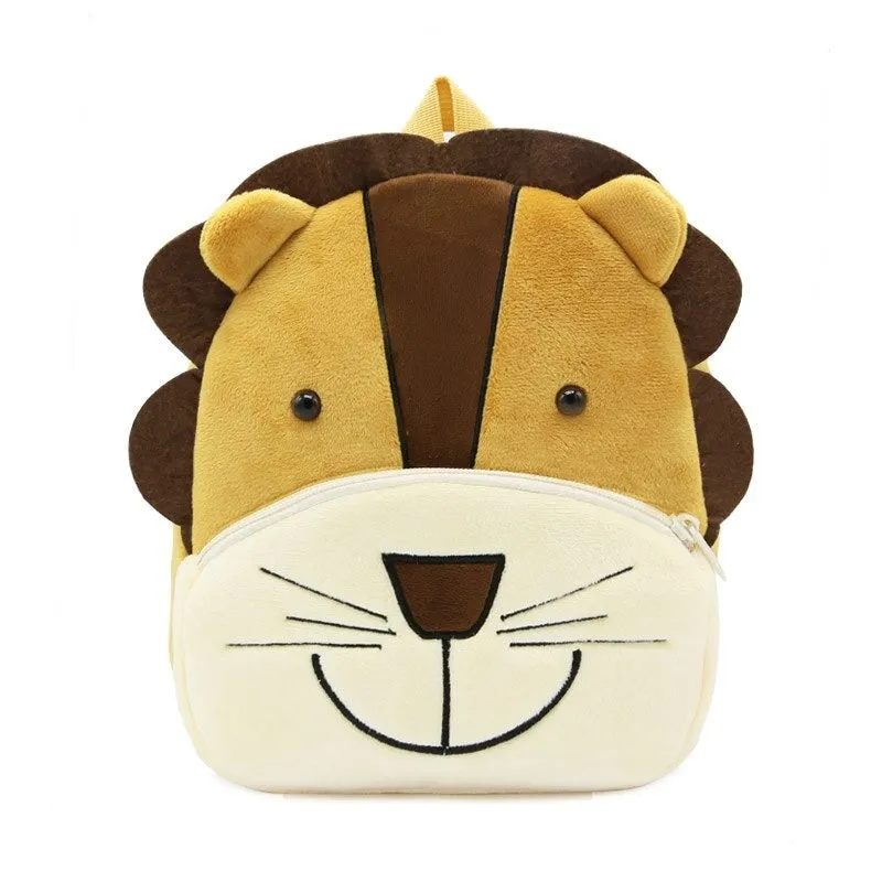 Cartoon Kids Plush Mini Kindergarten Schoolbag