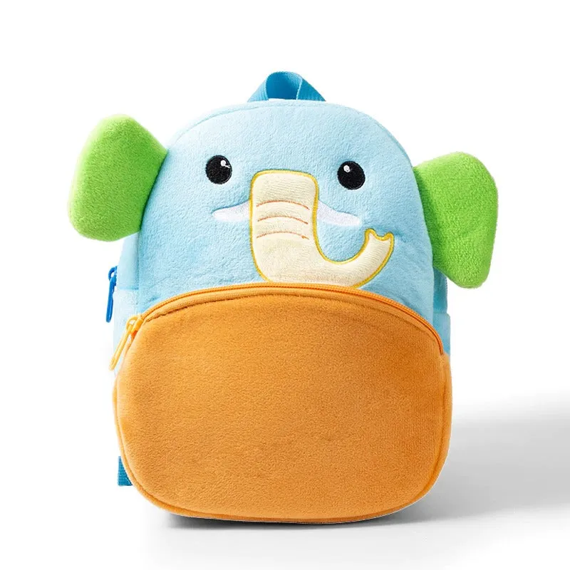 Cartoon Kids Plush Mini Kindergarten Schoolbag