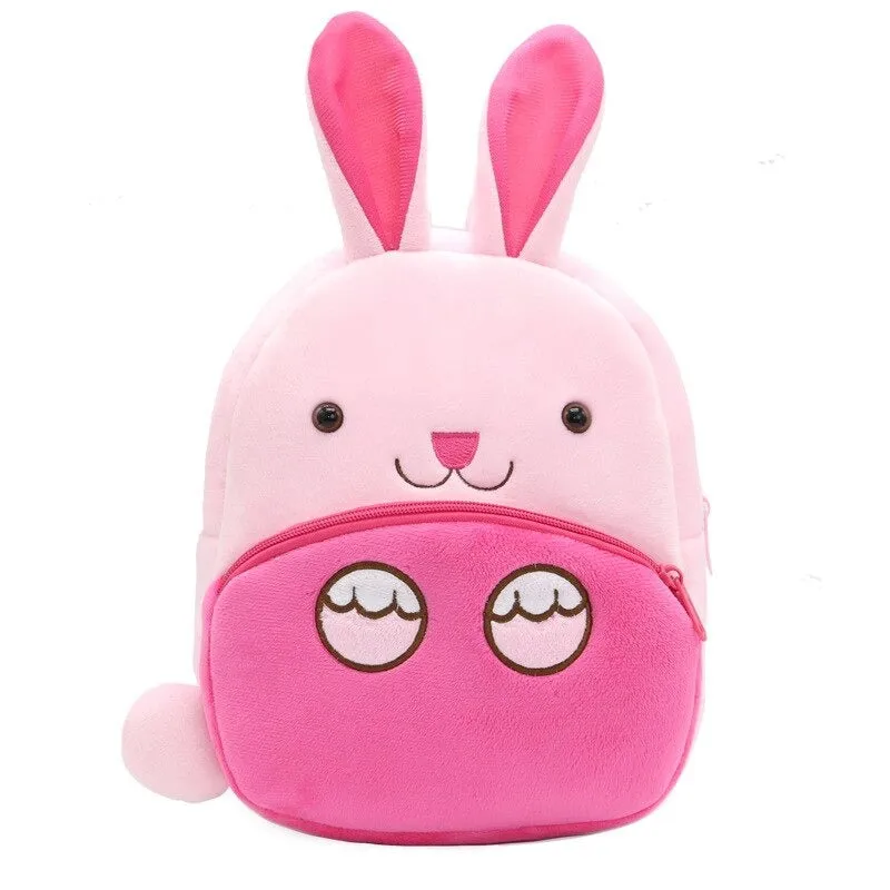 Cartoon Kids Plush Mini Kindergarten Schoolbag