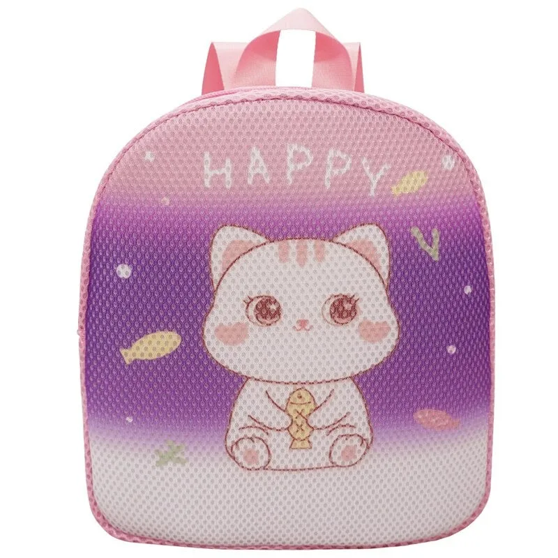 Cartoon Kids Plush Mini Kindergarten Schoolbag