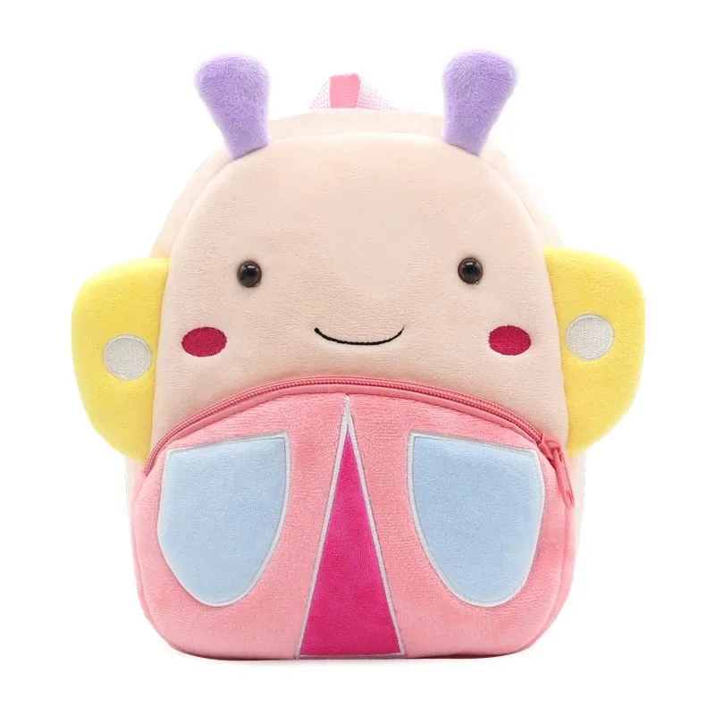 Cartoon Kids Plush Mini Kindergarten Schoolbag