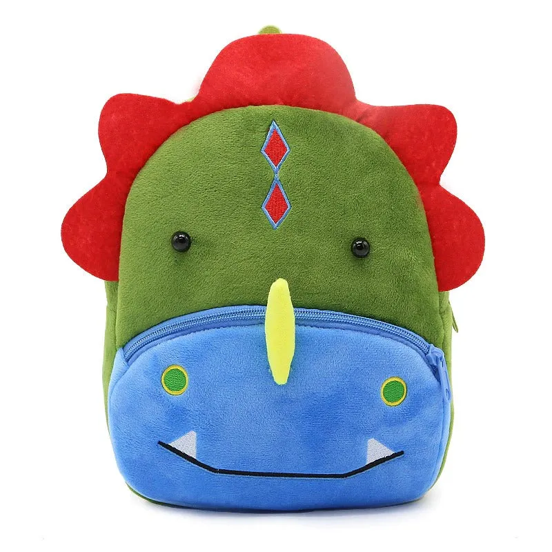 Cartoon Kids Plush Mini Kindergarten Schoolbag