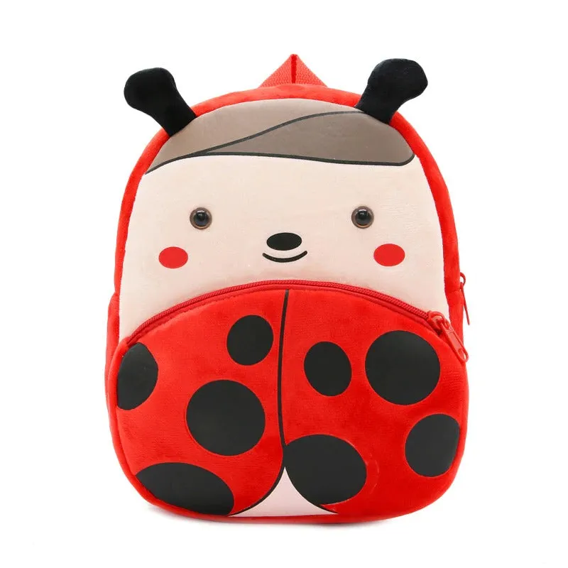 Cartoon Kids Plush Mini Kindergarten Schoolbag