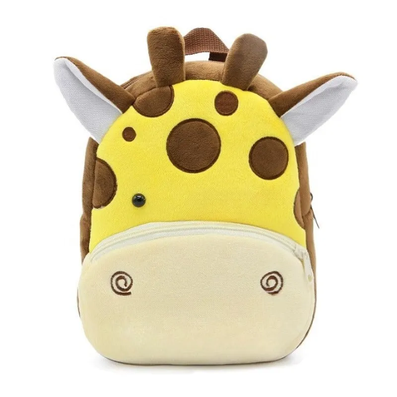 Cartoon Kids Plush Mini Kindergarten Schoolbag