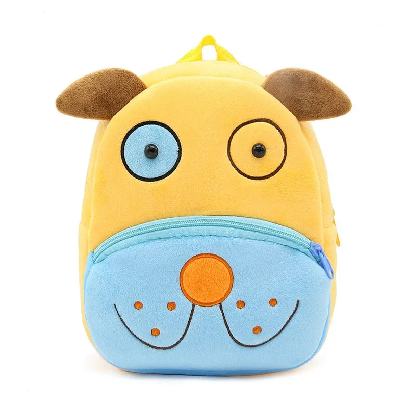 Cartoon Kids Plush Mini Kindergarten Schoolbag