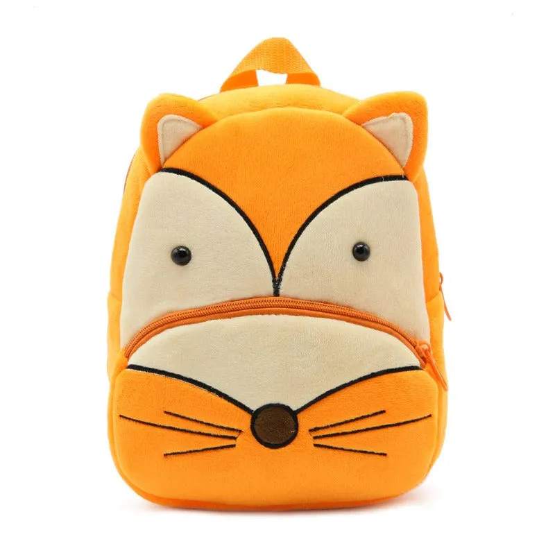 Cartoon Kids Plush Mini Kindergarten Schoolbag