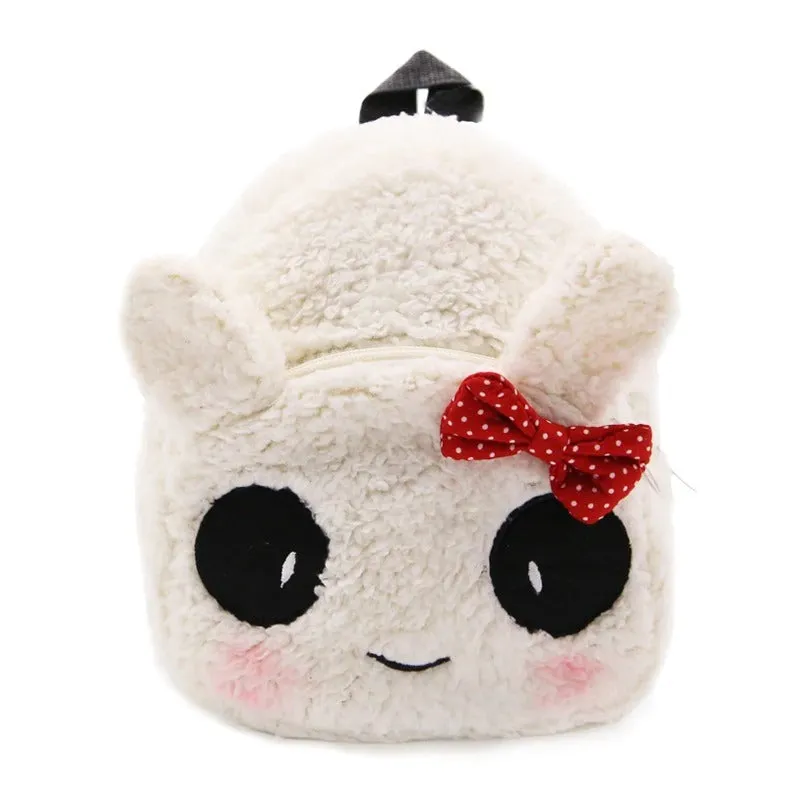 Cartoon Kids Plush Mini Kindergarten Schoolbag