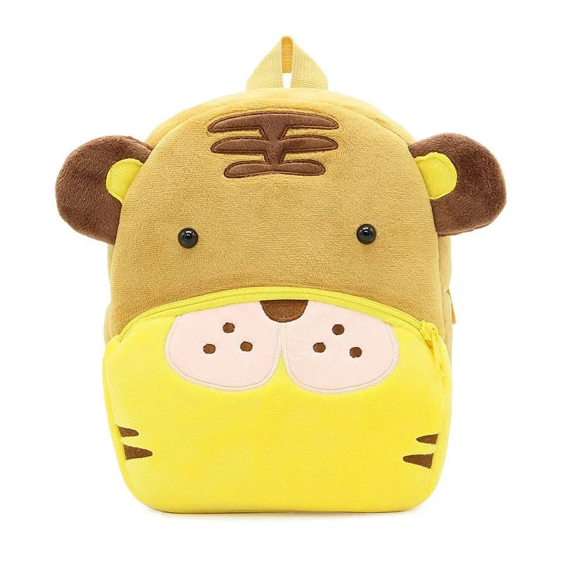 Cartoon Kids Plush Mini Kindergarten Schoolbag