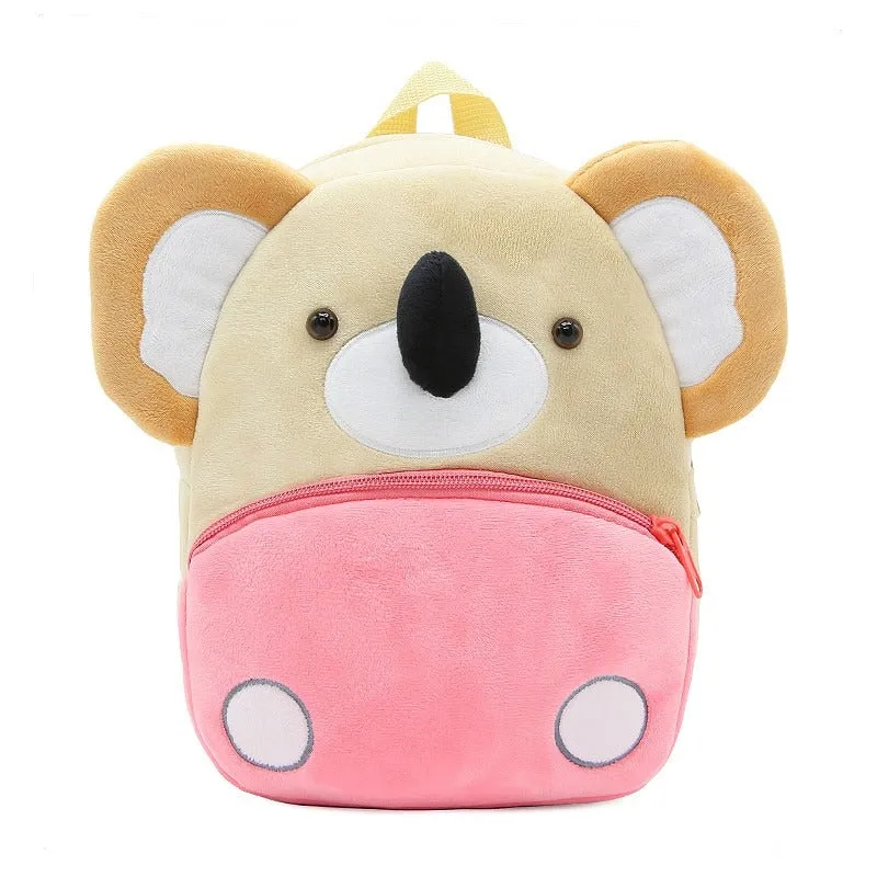 Cartoon Kids Plush Mini Kindergarten Schoolbag