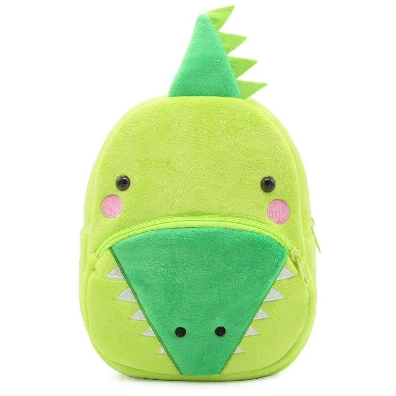 Cartoon Kids Plush Mini Kindergarten Schoolbag