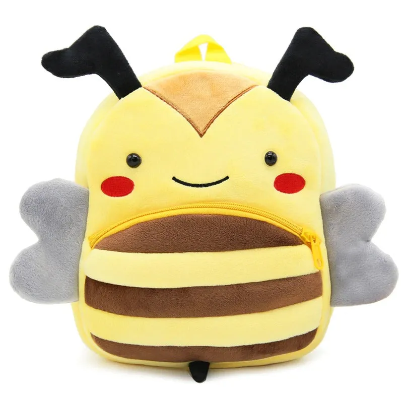 Cartoon Kids Plush Mini Kindergarten Schoolbag