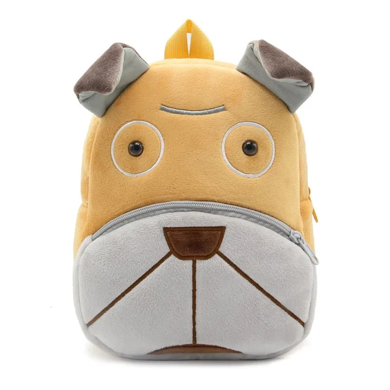 Cartoon Kids Plush Mini Kindergarten Schoolbag