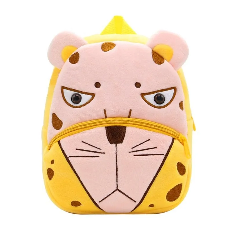 Cartoon Kids Plush Mini Kindergarten Schoolbag