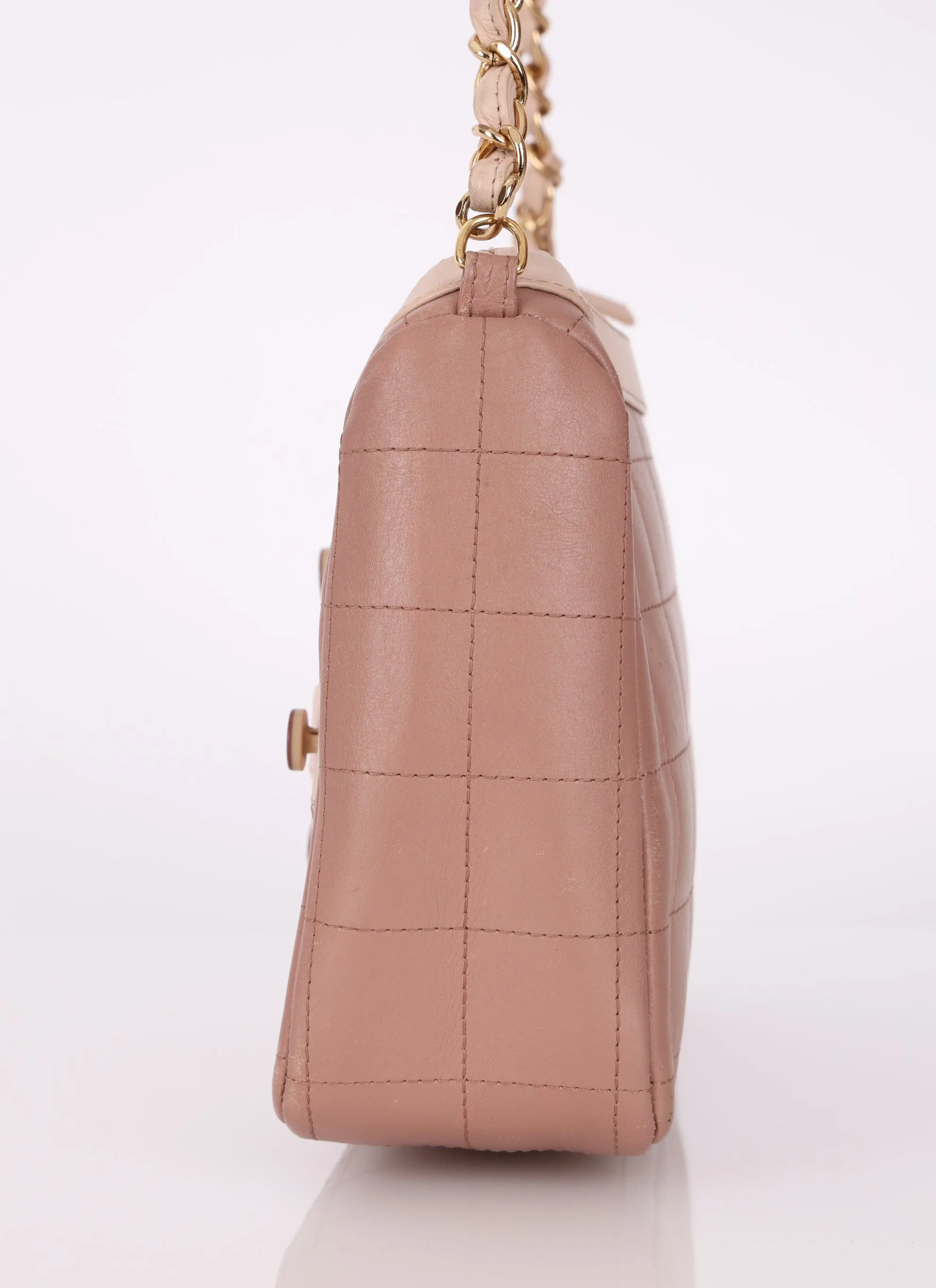 Chanel 2002 Calfskin Quilted Mademoiselle Jacket Shoulder Bag