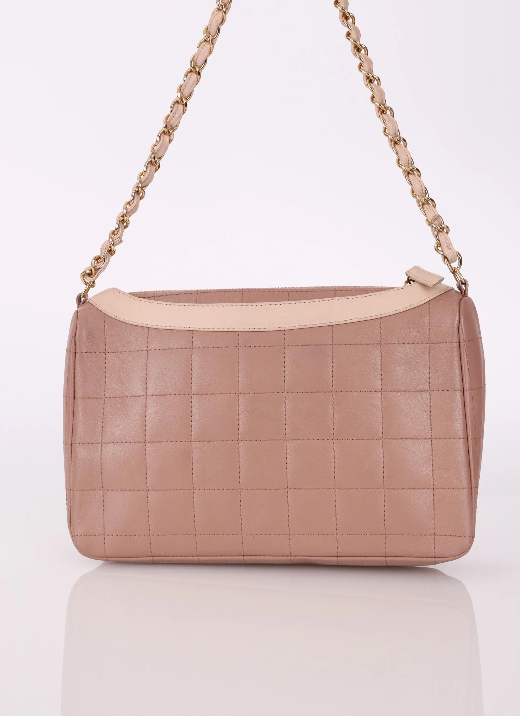 Chanel 2002 Calfskin Quilted Mademoiselle Jacket Shoulder Bag