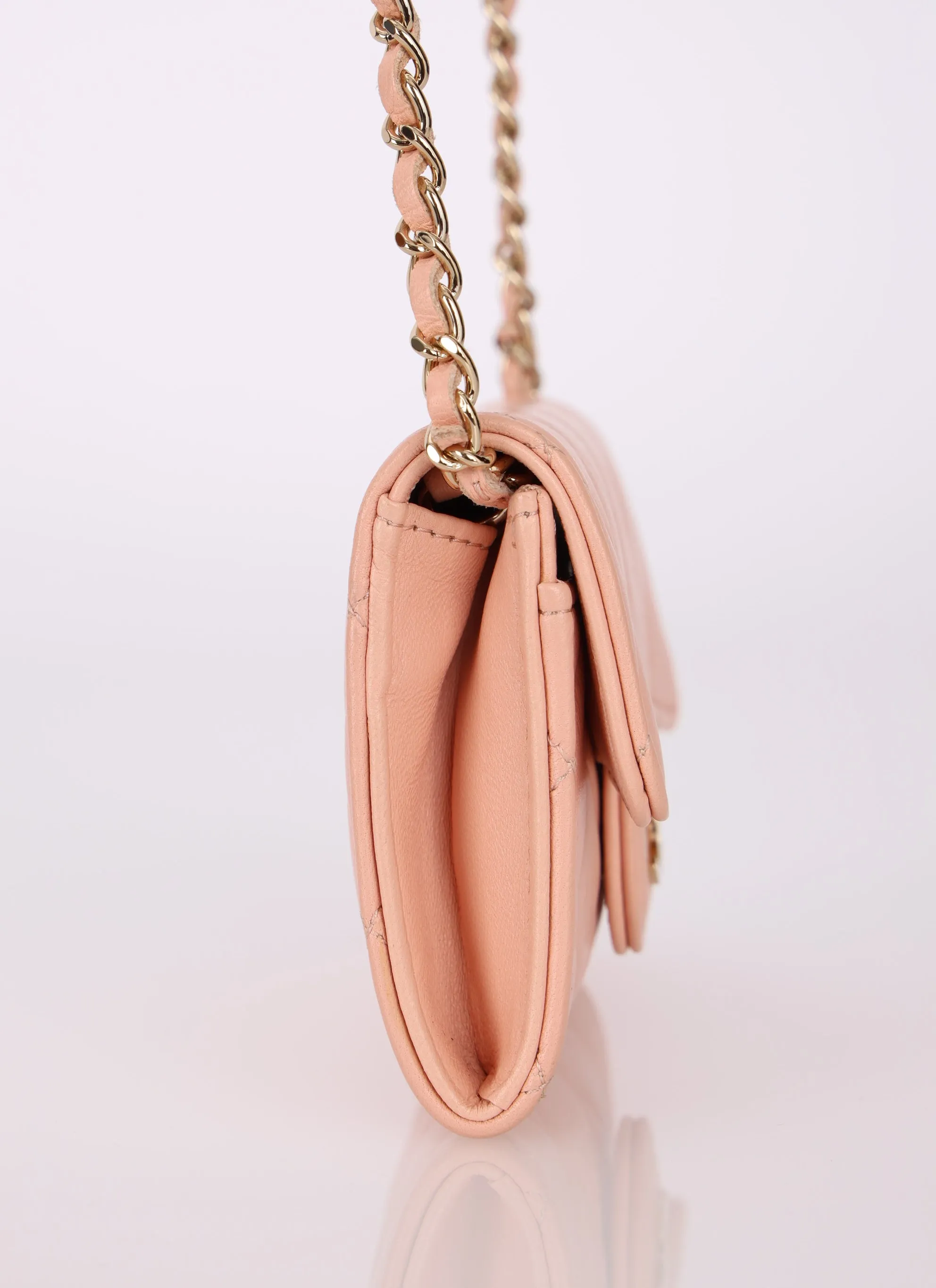 Chanel 2021 Lambskin Cardholder Waist Bag