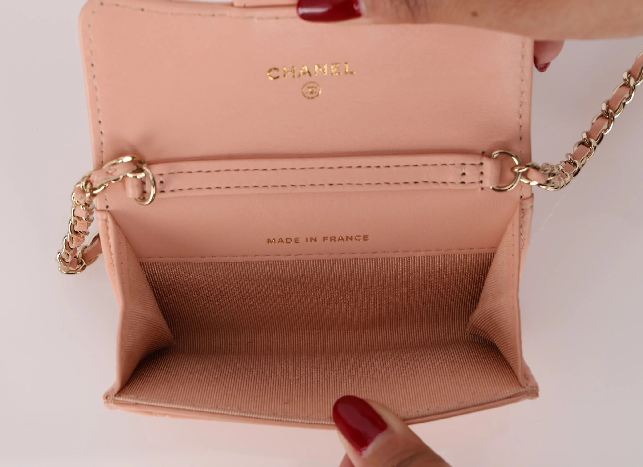 Chanel 2021 Lambskin Cardholder Waist Bag