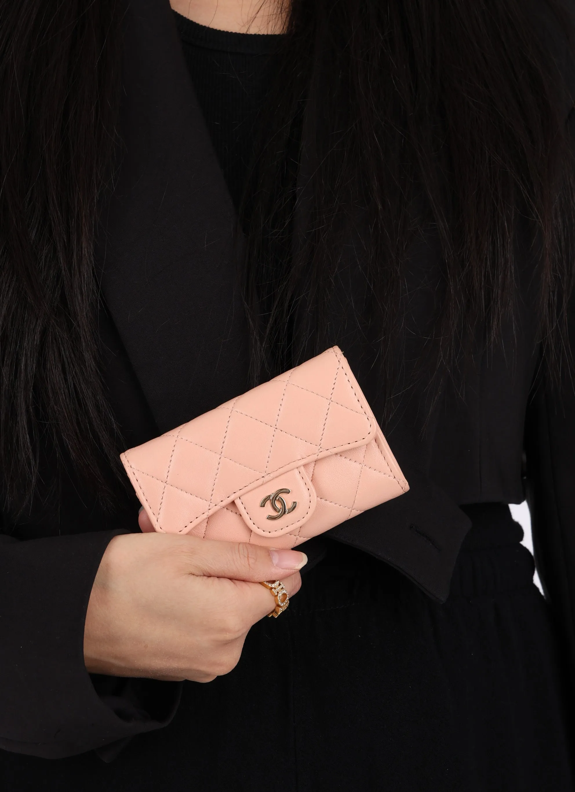 Chanel 2021 Lambskin Cardholder Waist Bag